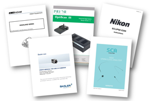 Manuals and user's guides of Microptic products - MICROPTIC
