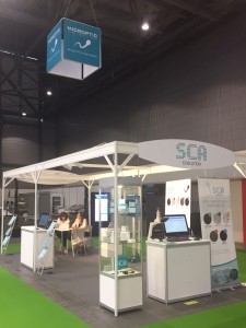 General view of Microptic's booth