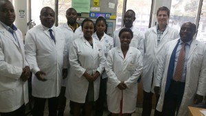 Staff at Nairobi Hospital 
