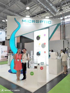 Microptic team with distributor in Vietnam at ESHRE
