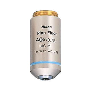 Nikon 40x objective (plan fluor)